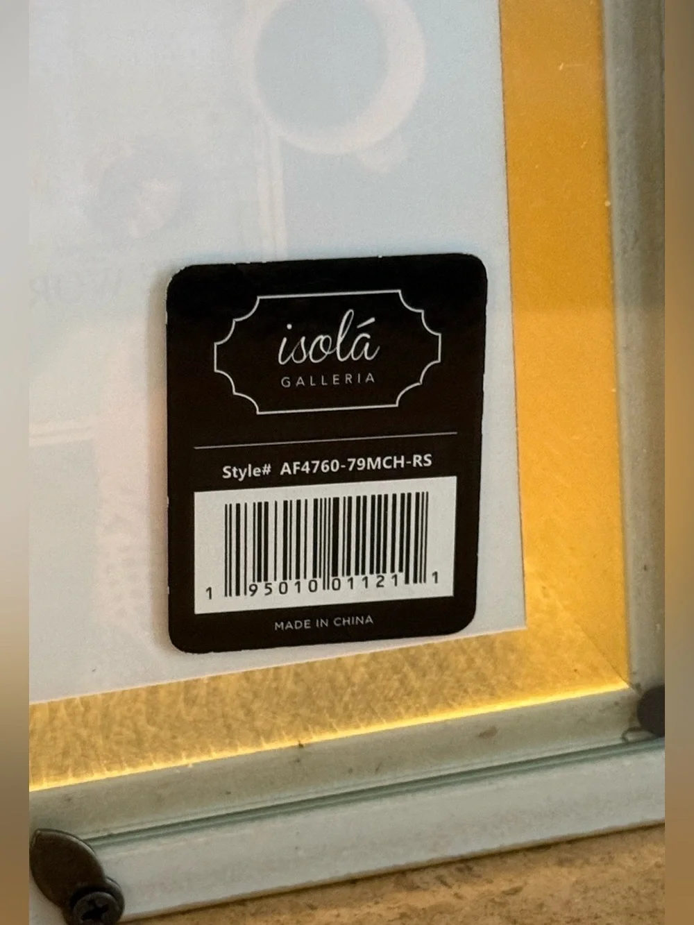 NWT Isola Galleria Gold Deep Floating Shadow Box Picture Frame 4x6 or 6x8